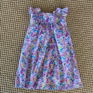 Jacadi Liberty Girls Floral Ruffle Dress (Size 8)